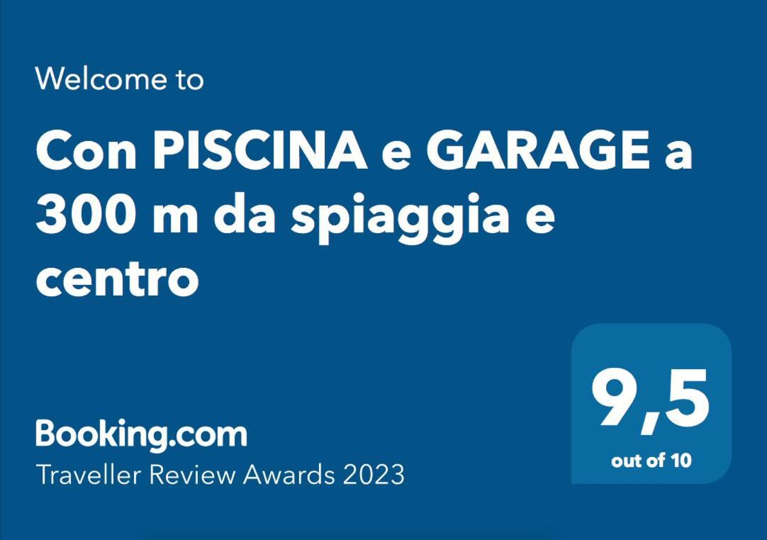 Con Piscina E Garage A 300 M Da Spiaggia E Centro Torre dell'Orso Eksteriør billede
